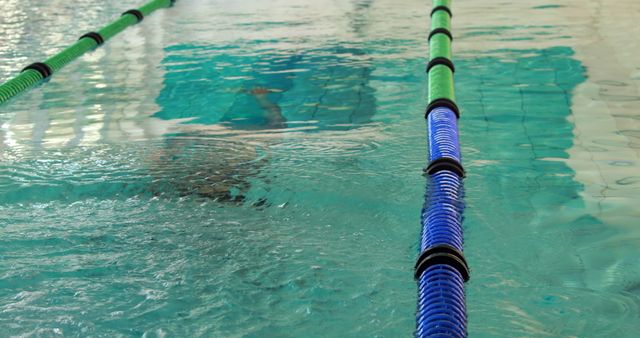 Swimming Pool Lanes with Reflections in Calm Water - Download Free Stock Images Pikwizard.com