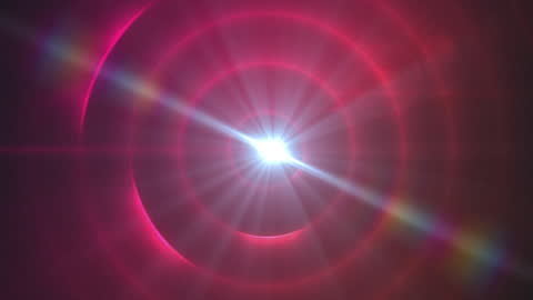 Colorful Light Rays and Vibrant Abstract Pattern Animation