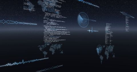 Digital World Data Interface with Global Stats and Universe Background - Download Free Stock Images Pikwizard.com