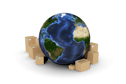 Transparent Global Shipping Concept with Boxes - Download Free Stock Videos Pikwizard.com