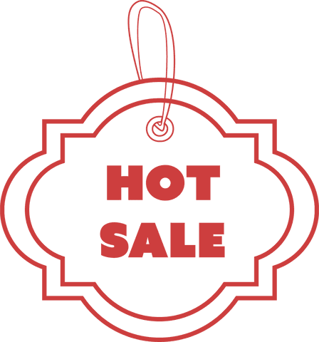 Red Hot Sale Label Transparent Background Tag - Download Free Stock Videos Pikwizard.com