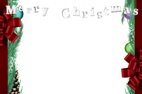 Festive Transparent Frame with Christmas Ornaments and Bows - Download Free Stock Videos Pikwizard.com