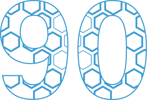 blue honeycomb number 90 on transparent background for celebrations - Download Free Stock Videos Pikwizard.com