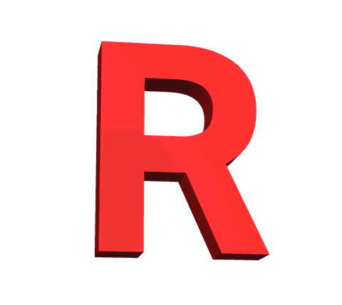 bold 3d red letter r on transparent background illustration - Download Free Stock Videos Pikwizard.com