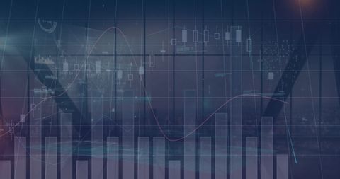 Digital Financial Graphs and Charts Display - Download Free Stock Images Pikwizard.com