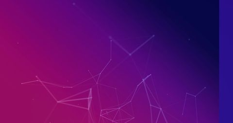 Abstract Network Lines and Connections on Gradient Background - Download Free Stock Images Pikwizard.com