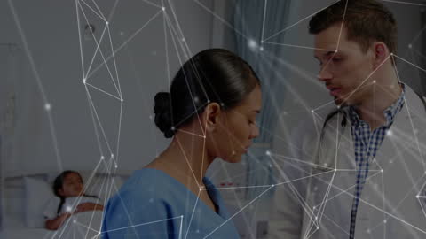Doctors Collaborating in Connected Digital Interface