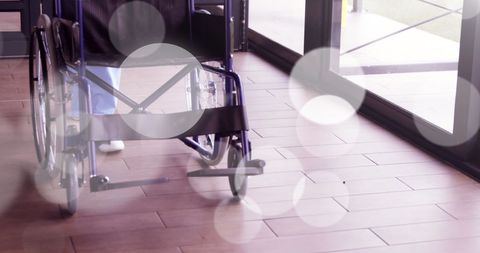 Wheelchair Indoors with Bokeh Light Overlays - Download Free Stock Images Pikwizard.com