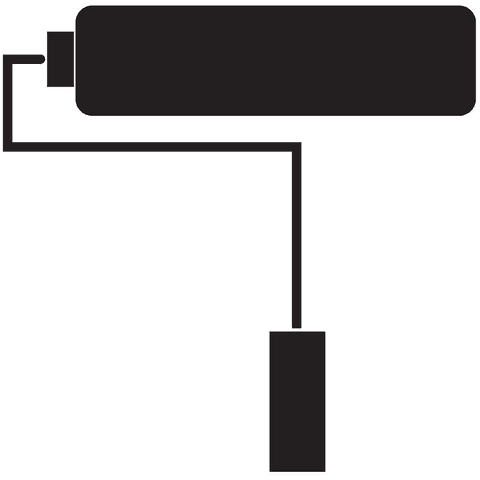 Transparent Vector Illustration of Paint Roller for Renovation - Download Free Stock Videos Pikwizard.com