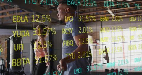 Man Skipping Rope in Industrial Gym