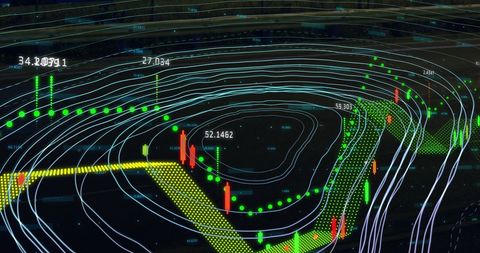 Futuristic Data Visualization and Digital Interface with Analytics - Download Free Stock Images Pikwizard.com