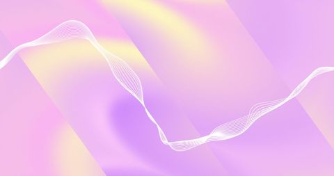 Abstract wireframe wave on pastel background