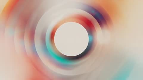 Dynamic Abstract Rings Rotating Around Central Sphere