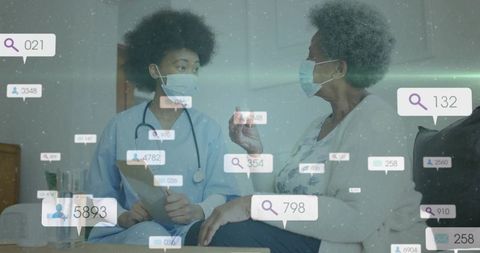 Telehealth Nursing Consultation at Home with Digital Interface