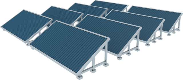 Illustration of Photovoltaic Solar Panels on Transparent Background Isolated Vector - Download Free Stock Videos Pikwizard.com