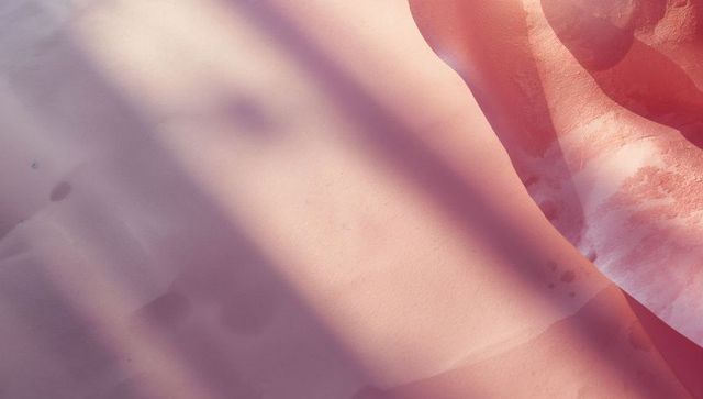 Minimalist abstract art with soft pastel serenity