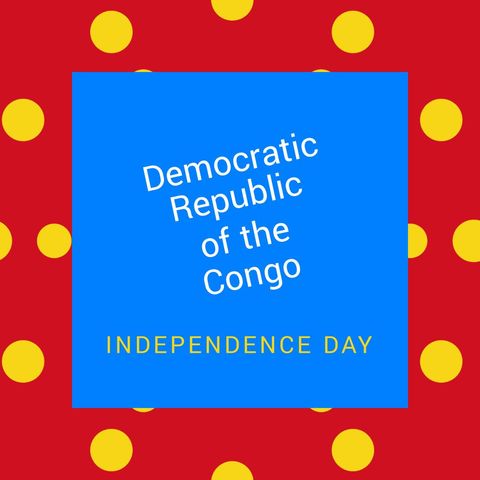 Democratic Republic of the Congo Independence Day Celebration Card - Download Free Stock Templates Pikwizard.com