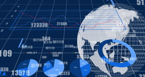 Global Financial Data Analysis Conceptual Visual