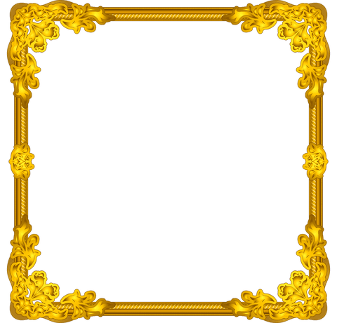 baroque gold frame ornate transparent background vintage decor - Download Free Stock Videos Pikwizard.com