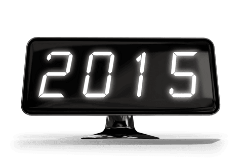digital display showing 2015 on transparent background - Download Free Stock Videos Pikwizard.com