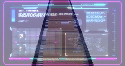 Innovative Technology in Global Logistics Overlay - Download Free Stock Images Pikwizard.com