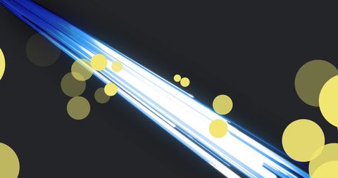 Dynamic light trails with geometric accents