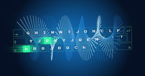 Futuristic Networking Concept with Fingerprint Technology