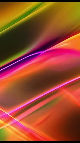 Vertical Neon Gradient Flowing Video Showing Vibrant Diagonal Color Bands and Light Waves