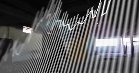 Technicians Installing LED Wall in Warehouse with Rising Test Signal and Slatted Overlay