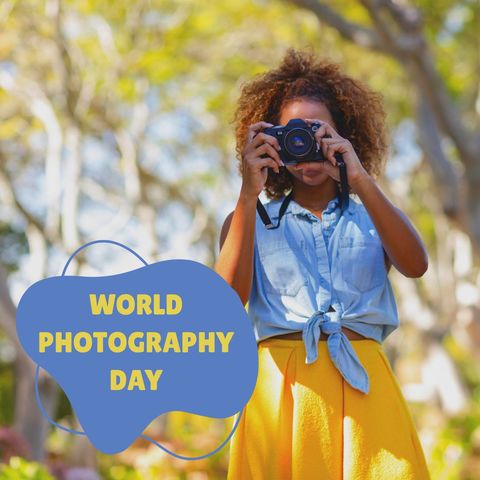 Celebrate World Photography Day Outdoors in Nature - Download Free Stock Templates Pikwizard.com