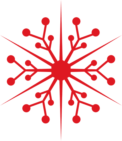 Red Circular Snowflake Design on Transparent Background - Download Free Stock Videos Pikwizard.com