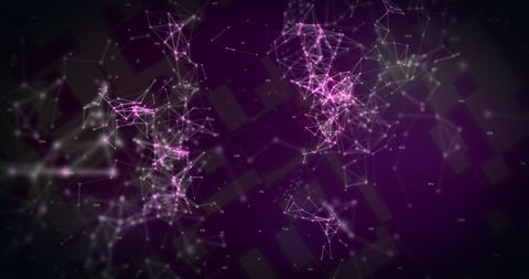 Glowing Network with QR Code and Data Processing Elements - Download Free Stock Images Pikwizard.com