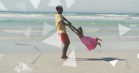 Energetic Father-Superhero Fashion for Playful Outdoor Adventures