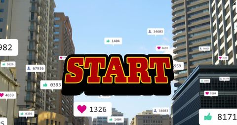 Gamified social media overlays in urban landscape