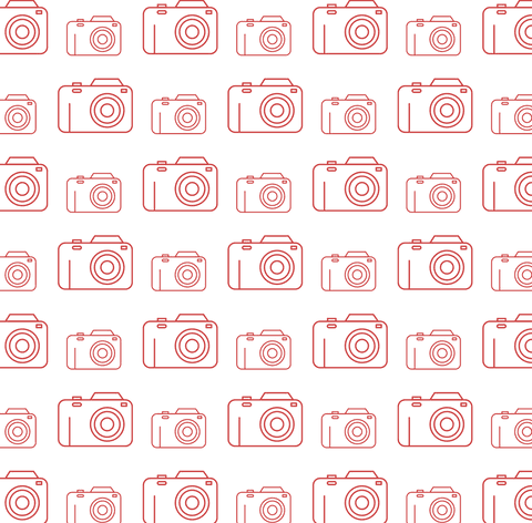Seamless Red Camera Pattern on Transparent Background for Graphic Design - Download Free Stock Videos Pikwizard.com