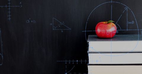 Educational Innovation with Apple and Mathematics - Download Free Stock Images Pikwizard.com