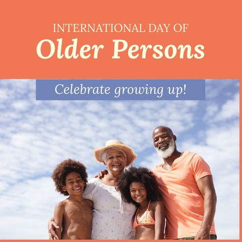 international day of older persons with happy family - Download Free Stock Templates Pikwizard.com