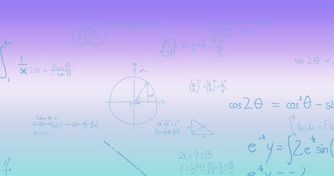 Abstract Mathematics Formula Background Gradient Design - Download Free Stock Images Pikwizard.com