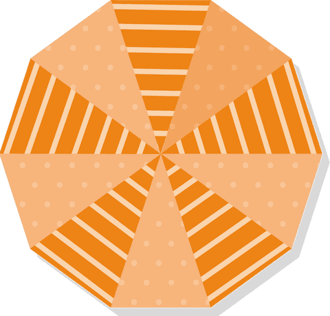 top-down octagon with abstract pattern and vivid triangular wedges - Download Free Stock Videos Pikwizard.com