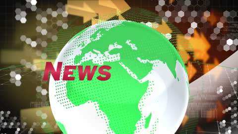 Animated Data Processing for Global News Broadcast