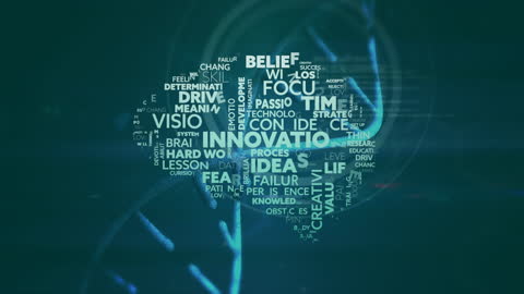 Digital Brain Visualization with DNA and Innovation Concepts