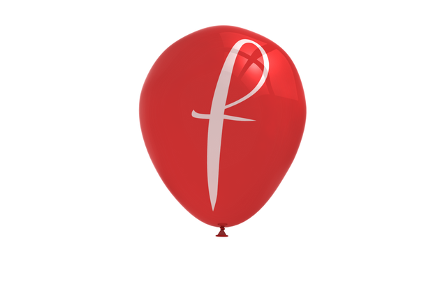 Red Balloon with F Letter on Transparent Background Vector Illustration - Download Free Stock Videos Pikwizard.com