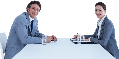 transparent confident business meeting between two professionals - Download Free Stock Videos Pikwizard.com