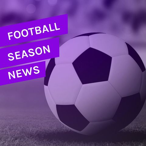 football season news graphic with soccer ball on field - Download Free Stock Templates Pikwizard.com