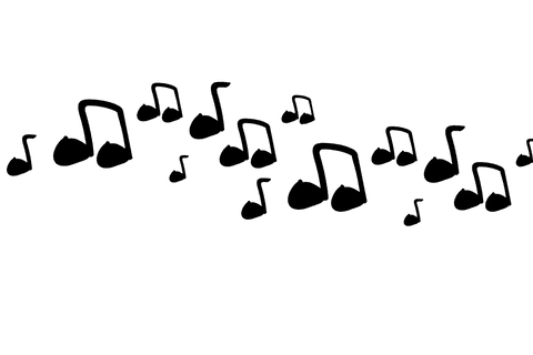 musical notes floating on transparent background - Download Free Stock Videos Pikwizard.com