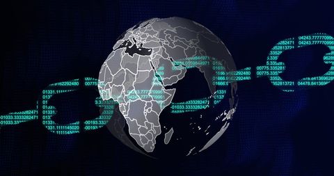 Global Blockchain Security and Data Technology Concept - Download Free Stock Images Pikwizard.com