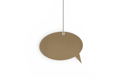 transparent speech bubble paper gift tag hanging by string - Download Free Stock Videos Pikwizard.com