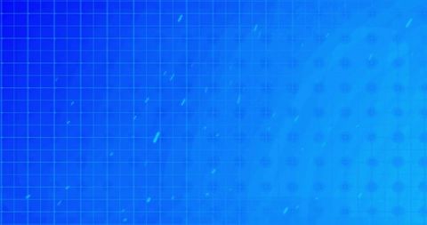 Abstract Digital Blue Background with Grids and Light Elements