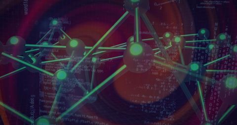 Abstract Digital Connections and Data Networks Simulation - Download Free Stock Images Pikwizard.com