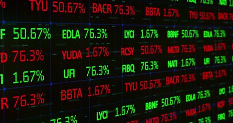 Dynamic Global Stock Market with Digital Data on Grid - Download Free Stock Images Pikwizard.com